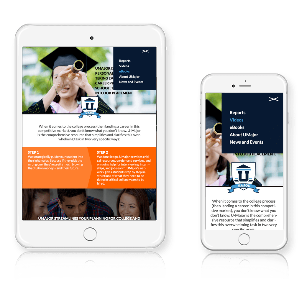 UMajor Responsive Layout